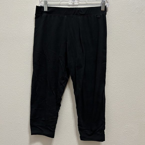 VS Pink Crop Cotton Leggings Size Large - Picture 1 of 3